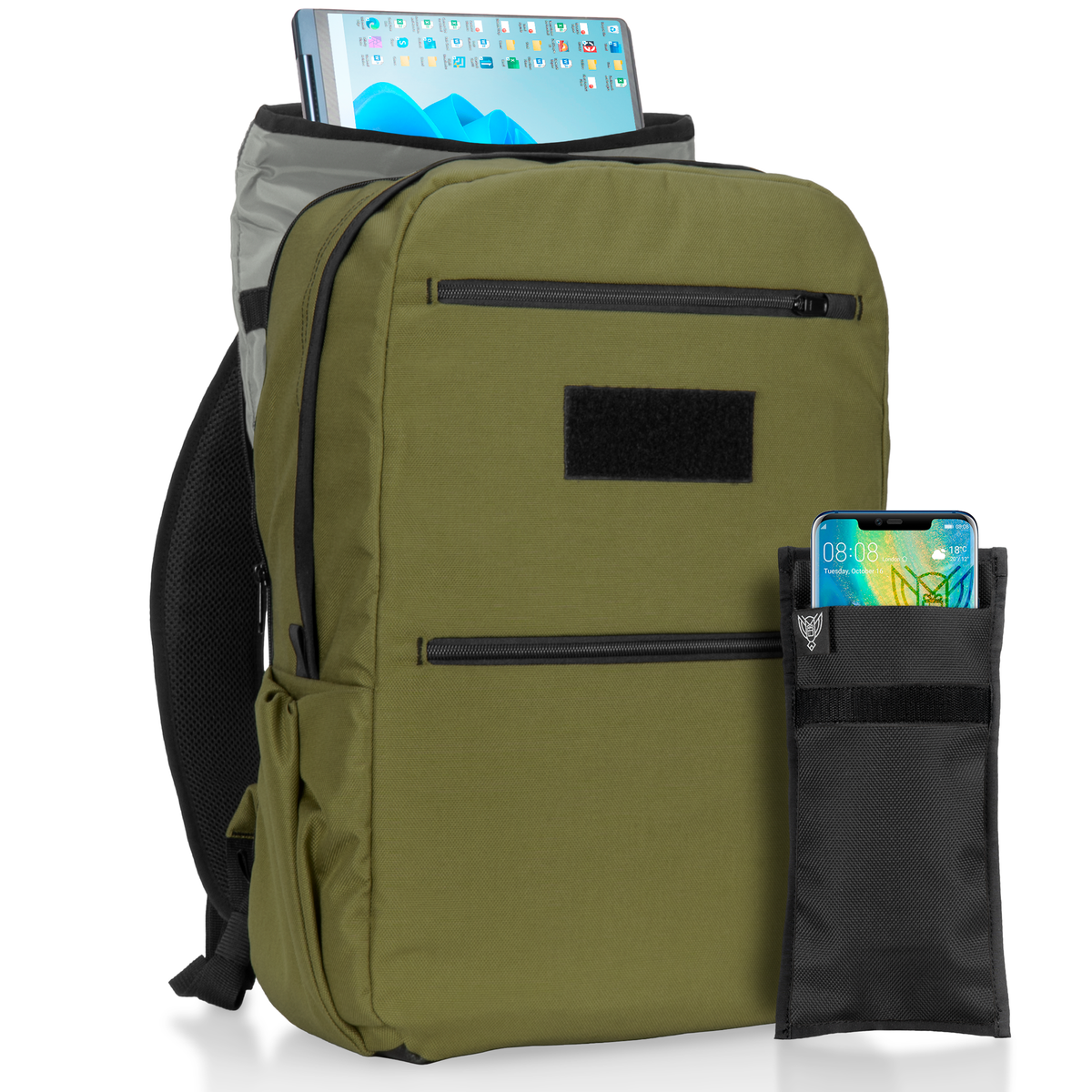 Xecutive Transport Faraday Backpack/Small LITE Faraday Bag Combo