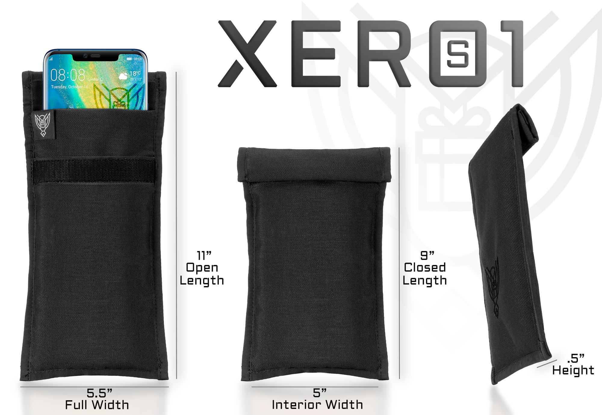 Xero 1 Faraday Sleeve for Phones and Other Small Electronics
