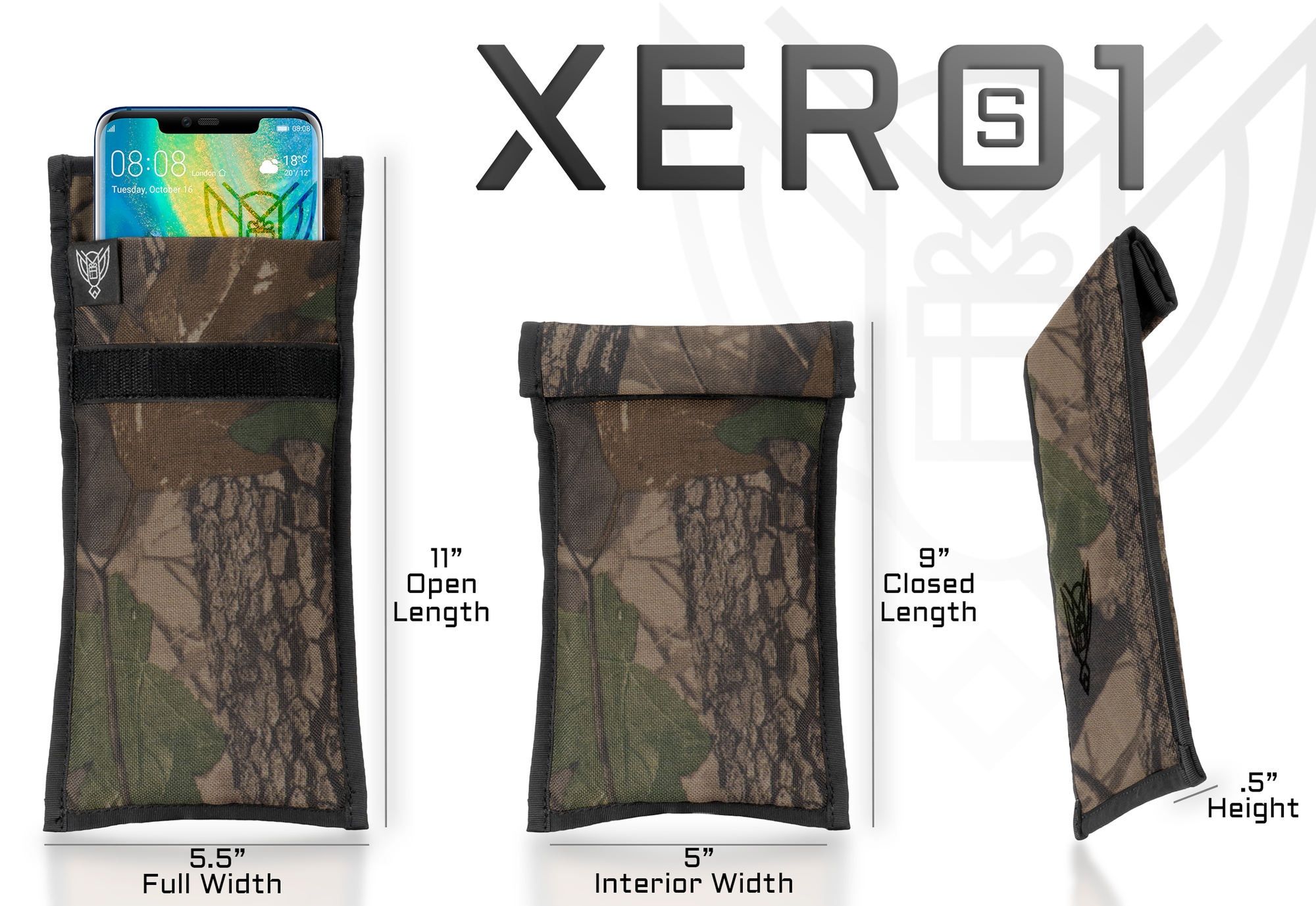 Xero 1 Faraday Sleeve for Phones and Other Small Electronics