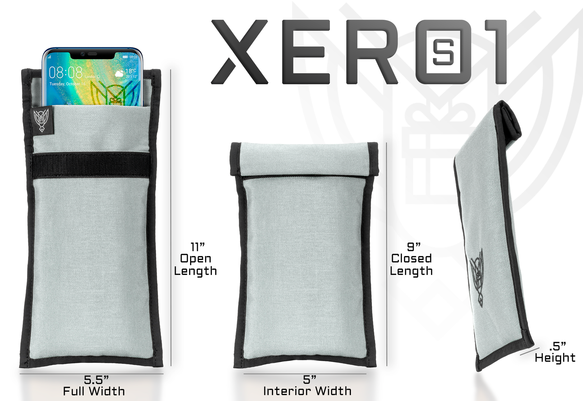 Xero 1 Faraday Sleeve for Phones and Other Small Electronics